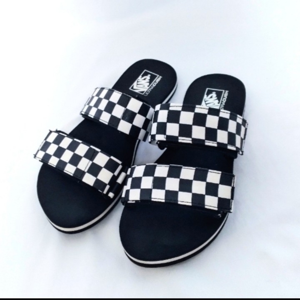 Vans Checkerboard Cayucas Slides
